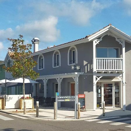Hotel L'Auberge Canaulaise Lacanau Bagian luar foto